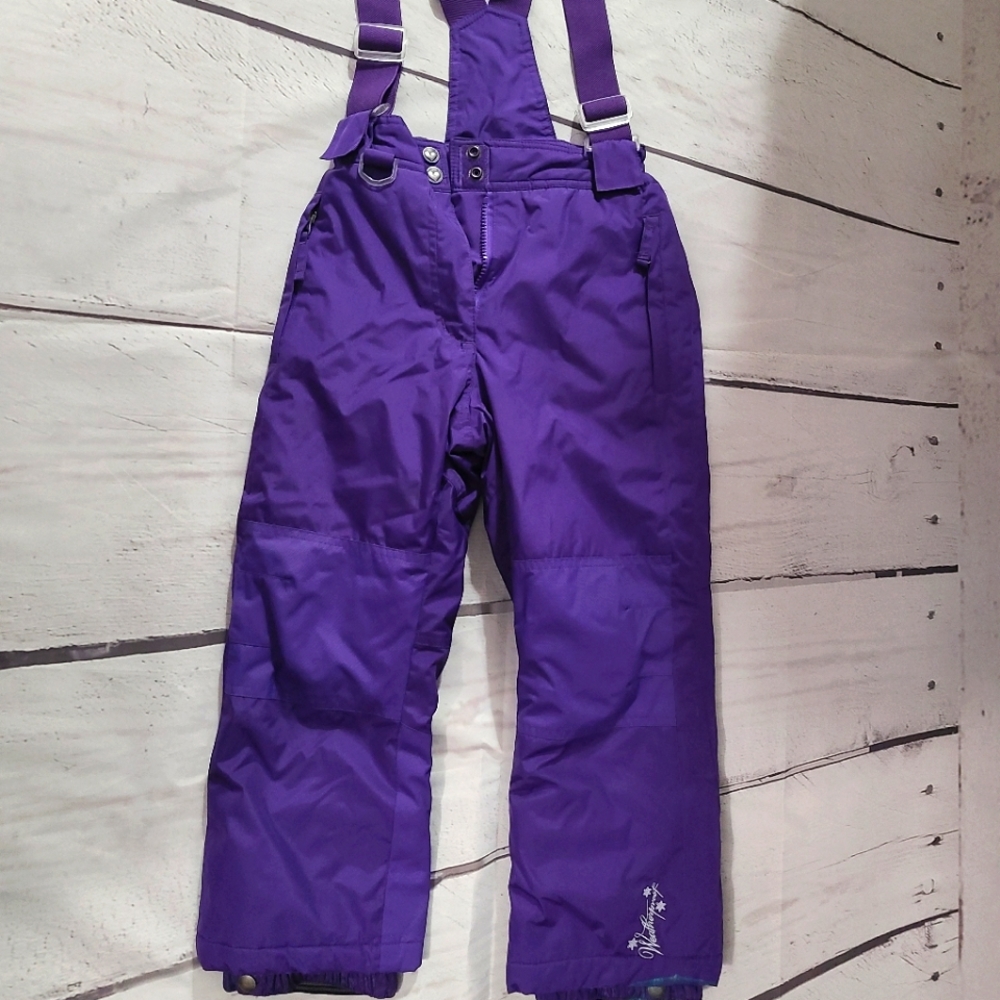 Girls Snow Pants Bib Suspenders